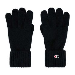 Rękawiczki Unisex Dla Dorosłych Z Haftowanym Logo. Czarne rękawiczki damskie CHAMPION, bez wzorów, z materiału. Za 100.99 zł.