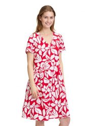 Vera Mont Sukienka w kolorze czerwono-białym rozmiar: 44. Białe sukienki damskie Vera Mont, bez wzorów, bez kołnierzyka, bez ramiączek, mini. Za 173.99 zł.