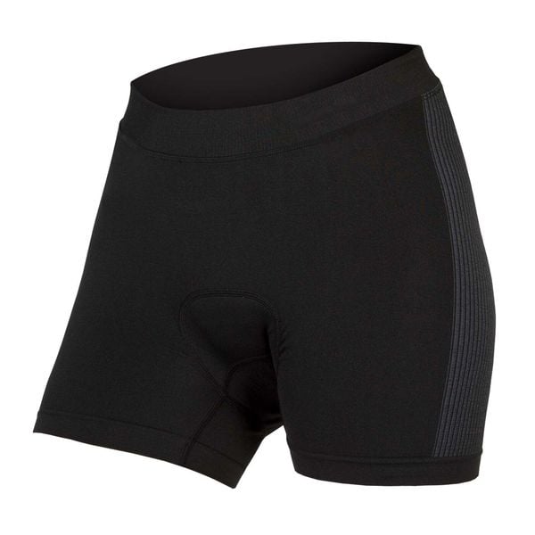 Damskie bokserki z wkładką Endura. Czarne bokserki i panty damskie ENDURA, l, bez wzorów, z poliesteru. Za 149.99 zł.