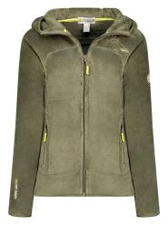 ANAPURNA Kurtka polarowa "Uternel" w kolorze zielonym rozmiar: XL. Zielone kurtki damskie ANAPURNA, xl, z aplikacjami, z polaru, bez kaptura. Za 147.91 zł.