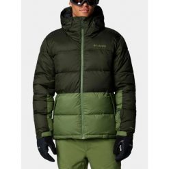 Kurtka Narciarska Męska Columbia Slope Style. Zielone kurtki męskie Columbia, m, bez wzorów, bez kaptura, narciarskie. Za 999.00 zł.