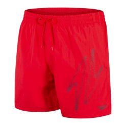Spodenki szorty męskie Speedo HyperBoom. Czerwone kąpielówki męskie Speedo, m, bez wzorów, z lycry, do pływania. Za 129.00 zł.