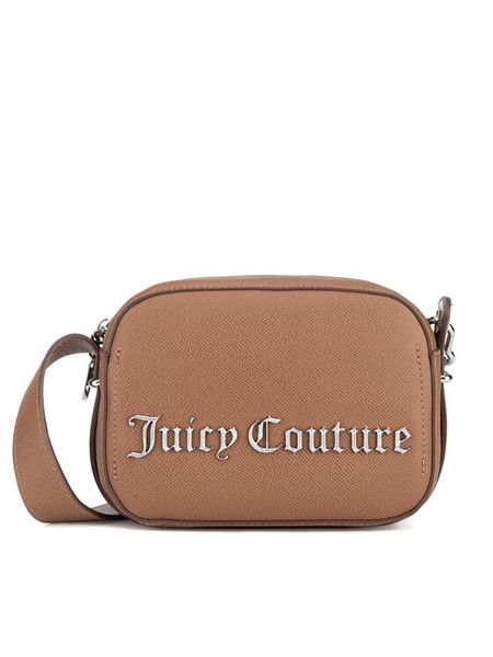 Juicy Couture Torebka BIJXT5337WVP Brązowy. Brązowe listonoszki damskie Juicy Couture, bez wzorów, bez dodatków. Za 259.99 zł.