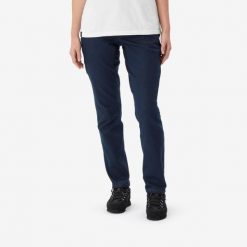 Spodnie wspinaczkowe jeansy Vertika damskie. Niebieskie jeansy damskie SIMOND, m, bez wzorów, z bawełny. Za 249.99 zł.