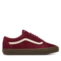 Tenisówki Vans. Czerwone trampki i tenisówki męskie Vans, bez wzorów, bez zapięcia. Za 399.99 zł.