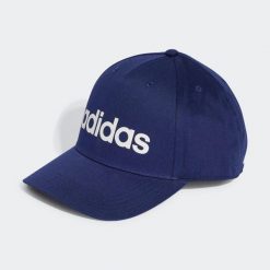 Czapka z daszkiem ADIDAS. Czapki męskie Adidas, bez wzorów, z tkaniny, sportowe. W wyprzedaży za 39.99 zł.