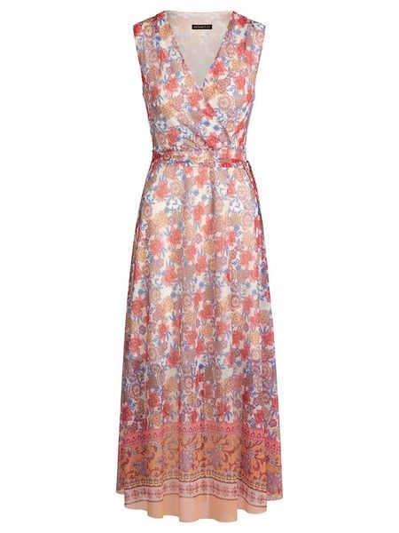 APART Sukienka ze wzorem rozmiar: L. Sukienki damskie Apart, l, bez wzorów, bez kołnierzyka, bez ramiączek, maxi, rozkloszowane. Za 179.22 zł.