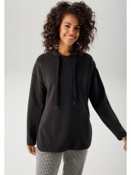 Aniston Bluza w kolorze czarnym rozmiar: 48. Czarne bluzy z kapturem damskie Aniston. Za 95.92 zł.