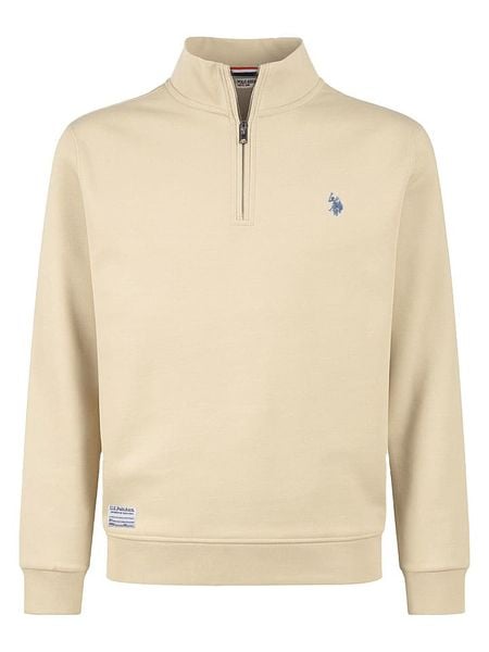 U.S. Polo Assn. Bluza w kolorze beżowym rozmiar: M. Brązowe bluzy bez kaptura męskie U.S. Polo Assn., m, z bawełny. Za 146.95 zł.