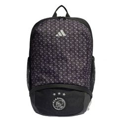 Plecak Ajax Amsterdam. Czarne plecaki damskie Adidas, bez wzorów, z materiału. Za 208.70 zł.