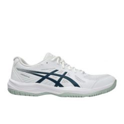 Buty do siatkówki Asics Upcourt 6 1071A104 104 białe. Białe buty fitness męskie na fitness i siłownię. Za 396.54 zł.