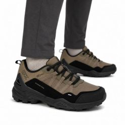 Buty męskie sportowe trekkingowe DK VENOM VB17920 TAN. Brązowe buty trekkingowe męskie DK, z materiału, bez zapięcia, trekkingowe. Za 199.00 zł.