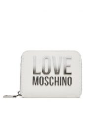 LOVE MOSCHINO Portfel JC5732PP0MKD0100 Biały. Białe portfele damskie Love Moschino, bez wzorów, ze skóry. Za 309.99 zł.