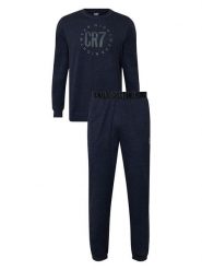 CR7 Piżama w kolorze granatowym rozmiar: XL. Niebieskie piżamy męskie CR7, xl, bez wzorów, z bawełny, bez ramiączek. Za 100.99 zł.