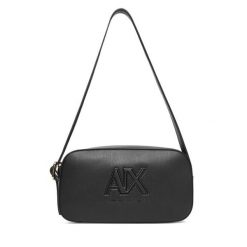 Torebka Armani Exchange. Czarne torebki klasyczne damskie Armani Exchange, bez wzorów, bez dodatków. Za 489.99 zł.