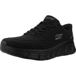 Buty SKECHERS BOBS B FLEX - SMOOTH EDGE Czarny. Czarne buty fitness męskie Skechers, z syntetyku, bez zapięcia, na fitness i siłownię. Za 319.99 zł.