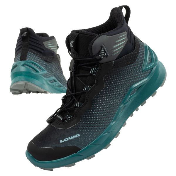 Buty trekkingowe damskie Lowa Merger Mid GORE-TEX. Czarne obuwie trekkingowe damskie Lowa. Za 399.00 zł.