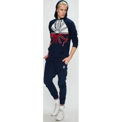 Reebok Classic - Bluza. Niebieskie bluzy z kapturem męskie Reebok Classic, l, z bawełny. W wyprzedaży za 199.90 zł.
