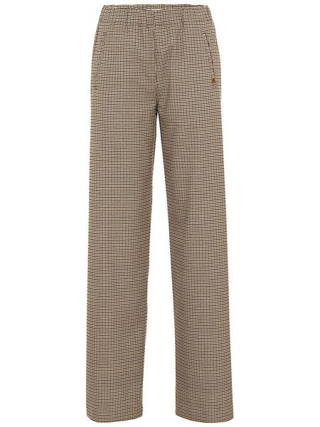 Camel Active Spodnie w kolorze czarno-karmelowym rozmiar: W34/L32. Brązowe spodnie materiałowe damskie Camel Active, bez wzorów, z materiału. Za 69.75 zł.