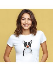 WOOOP Koszulka "I´m not your clown" w kolorze białym rozmiar: M. Białe bluzki damskie Wooop, m, bez wzorów, bez kołnierzyka. Za 56.99 zł.