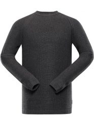 Alpine Pro Sweter "Werew" w kolorze antracytowym rozmiar: XL. Czarne swetry męskie Alpine Pro, xl, bez wzorów, z bawełny, bez kołnierzyka. Za 140.53 zł.