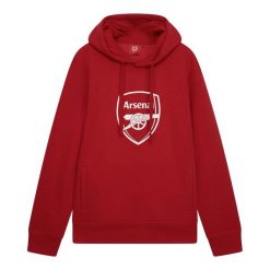 Bluza z kapturem dla dorosłych Arsenal. Czerwone bluzy z kapturem męskie ARSENAL, m, z poliesteru. Za 189.99 zł.