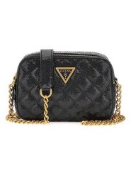 Guess Torebka w kolorze czarnym - 20 x 13 x 8 cm rozmiar: onesize. Czarne torebki klasyczne damskie Guess, z aplikacjami, z materiału, pikowane, bez dodatków. Za 355.78 zł.