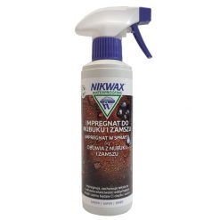 Impregnat do butów z nubuku i zamszu Nikwax 300 ml atomizer. Obuwie trekkingowe damskie Nikwax. Za 38.99 zł.