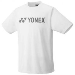 Koszulka sportowa męska Yonex CTYM00464W. Białe t-shirty sportowe męskie YONEX, l, z poliesteru, bez ramiączek, tenisowe. Za 110.00 zł.