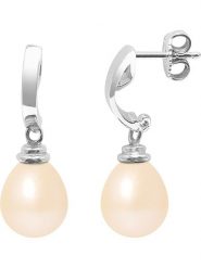 Mitzuko Srebrne kolczyki-wkrętki z perłami rozmiar: onesize. Różowe kolczyki damskie Mitzuko, z perłą, srebrne. Za 252.99 zł.