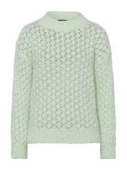 More & More Sweter w kolorze miętowym rozmiar: 40. Zielone swetry klasyczne damskie MORE & MORE, bez kołnierzyka. Za 87.81 zł.