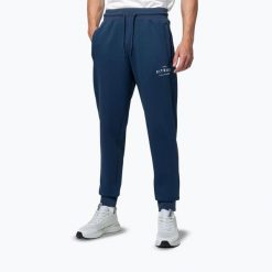 Spodnie męskie Pitbull Sampson Track Pants. Niebieskie spodnie materiałowe męskie PITBULL, bez wzorów. Za 199.99 zł.