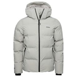 Prosta kurtka z kapturem Superdry. Szare kurtki męskie Superdry., m, bez wzorów, z puchu, z kapturem. Za 529.00 zł.