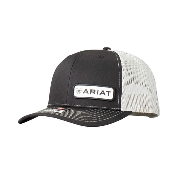 Czapka z daszkiem Ariat. Czarne czapki męskie Ariat, bez wzorów, z bawełny. Za 227.00 zł.