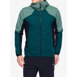 Kurtka przeciwdeszczowa męska CMP Vextrix. Zielone kurtki męskie CMP, m, bez wzorów, sportowe, bez kaptura. Za 425.19 zł.