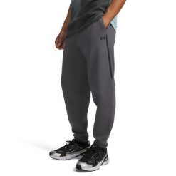 UA Unstoppable Fleece Męskie Spodnie Dresowe Szare. Szare spodnie sportowe męskie Under Armour, z bawełny. Za 572.99 zł.