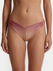 Guess Dół od bikini E6GO09 KF600 Różowy. Czerwone bikini damskie Guess, z aplikacjami. Za 239.99 zł.