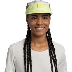 Czapka z daszkiem BUFF 5 PANEL GO CAP DOMUS CITRON. Żółte czapki męskie Buff, bez wzorów. Za 169.99 zł.
