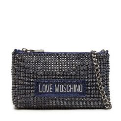 Torebka LOVE MOSCHINO. Niebieskie torebki klasyczne damskie Love Moschino, bez wzorów, bez dodatków. Za 509.99 zł.