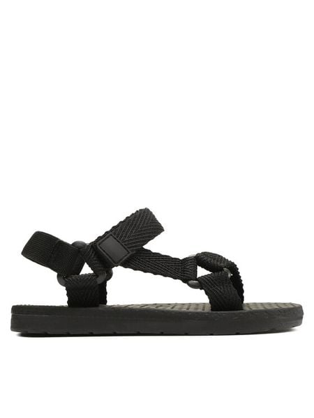 Action Boy Sandały P2018005T(III)CH Czarny. Czarne sandały chłopięce Action Boy, z materiału, bez zapięcia. Za 59.99 zł.