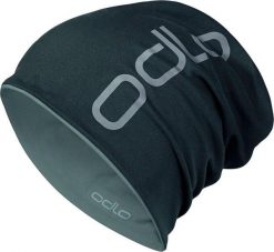 Czapka Odlo REVERSIBLE czarny ONE SIZE. Czarne czapki męskie Odlo, na zimę, bez wzorów, z dzianiny, sportowe. Za 199.99 zł.