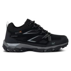 Męskie buty turystyczne Regatta Holcombe 3. Czarne buty trekkingowe męskie Regatta, z syntetyku, bez zapięcia, trekkingowe. Za 249.00 zł.
