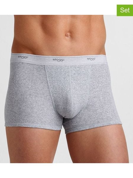 Sloggi Bokserki (2 pary) w kolorze szarym rozmiar: XL. Szare bokserki męskie Sloggi, bez wzorów. Za 61.02 zł.