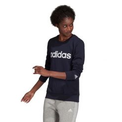 Bluza damska adidas Essentials Logo. Białe bluzy sportowe damskie Adidas, m, bez wzorów, z materiału, bez ramiączek, bez kaptura. Za 221.20 zł.