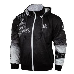 Bluza sportowa męska EXTREME HOBBY PSYCHO CLOWN. Czarne bluzy sportowe męskie EXTREME HOBBY, bez wzorów, z poliesteru, sportowe, bez kołnierzyka, bez ramiączek. Za 259.00 zł.