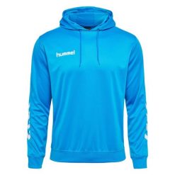 Bluza do piłki ręcznej męska Hummel hml PROMO Poly z kapturem. Niebieskie bluzy z kapturem męskie HUMMEL, l. Za 156.00 zł.