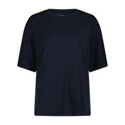 Koszulka z poliestru i lyocellu damska CMP. Czarne t-shirty damskie CMP, xl, bez wzorów, z dżerseju, bez kołnierzyka. Za 163.50 zł.
