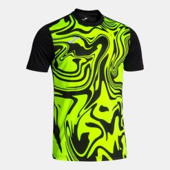 Koszulka Joma Lion II. Czarne t-shirty sportowe męskie Joma, l, bez ramiączek, do piłki nożnej. Za 69.08 zł.