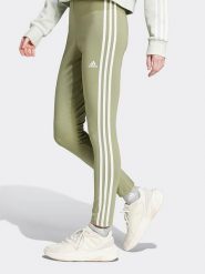 Adidas Legginsy w kolorze oliwkowym rozmiar: S. Brązowe legginsy damskie Adidas, s, bez wzorów. Za 105.38 zł.