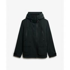 Kurtka wodoodporna z kapturem Superdry. Zielone kurtki męskie Superdry., m, bez wzorów, z kapturem. Za 532.10 zł.